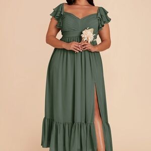 Birdy Grey Chiffon Eucalyptus Michelle Bridesmaids Dress 1X